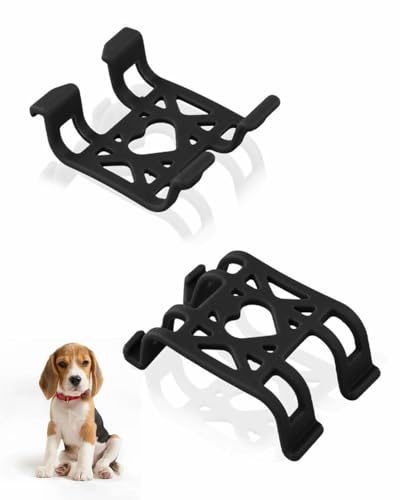 MenYiYDS 2 piezas Clips de Goma para rastreador GPS para Perros, compatibles con rastreador de Actividad GPS Tractive Dog Tracker, Clips de sujeción de Goma de Repuesto