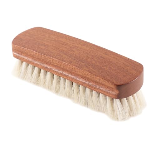 VALICLUD Cepillo Desempolvador Accesorios para Quitar Zapatos Pata Pulidor Abrigo De Gamuza Mango De Madera Bambú