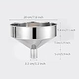 Zoom IMG-1 imbuto grande in acciaio inox Zoom IMG-1 imbuto grande in acciaio inox