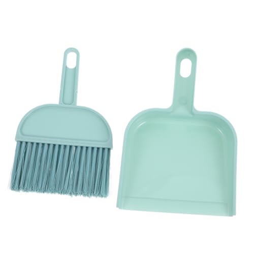 CIYODO Compact Mini Broom and Dustpan Set for Desktop and Classroom Cleaning Handheld Small Dust Pan and Brush Set for Camping and Office Use Portable Dust Cleaner