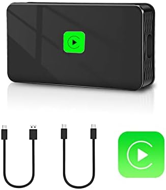 ushilife Bezprzewodowy adapter Carplay dla samochodów OEM od 2017 roku Konwertuj Bezprzewodowy do bezprzewodowa Online Update Plug & Play dla iPhone 6+ Wsparcie nawigacji Muzyka Rozmowa telefoniczna