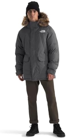 The North Face Parka McMurdo masculina, pérola fumada, 2GG