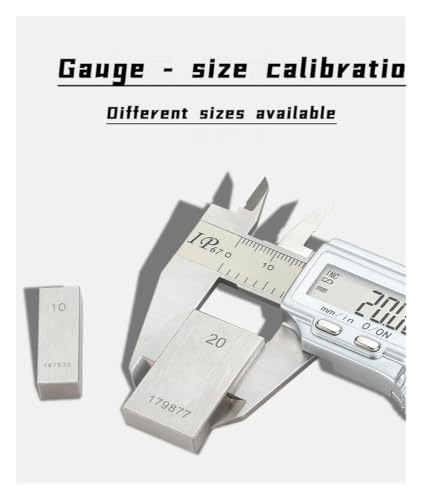 Bloque de calibre con calibración precisa de 60mm en acero cuadrado resistente 7