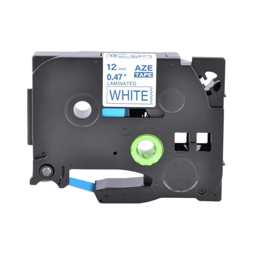 �݊���������܂���P-Touch TZ 231 131 431 531 631 731 ���x���v�����^�[�e�[�v�A6/9/12/18/24 �~�����[�g�� NineLeaf 231 ���x���e�[�v�J�[�g���b�W�ɑΉ�(Blue on White,18mm)