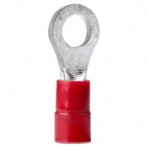Ancor 210236 Marine Grade Electrical Nylon Insulated Double Crip Funnel Entry Ring Terminals with Insulation Grip (8-Gauge - Image 2
