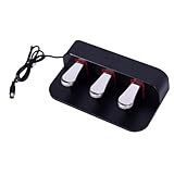 [Enrich tones] Sustain pedal Designed to work and feel just like acoustic piano sustain pedal, enrich your Piano Tones. [Anti slip]Keyboard Sustain Pedal has Anti slip rubber at bottom to avoid scratching floor and make pedal stably on floor. [Strong...