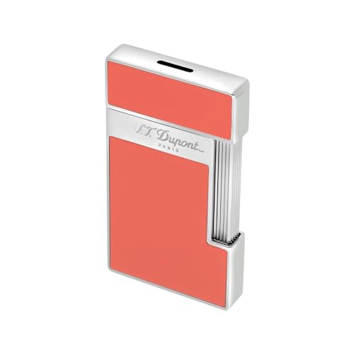 Encendedor S.T. Dupont Slimmy Coral Lacquer & Chrome miniatura 4
