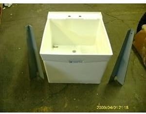 Mustee Utilatub 20 in. W x 24 in. D Single Polypropylene Laundry Tub