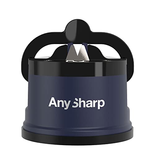 AnySharp Mejor afilador de cuchillos del mundo mundial, ediciones, azul marino Cover