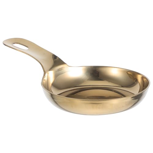 Cabilock Mini Sauce Boat Stainless Steel Condiment Tray Dipping Cups for Outdoor Small Sauce Dishes Easy to Carry Dipping Tray