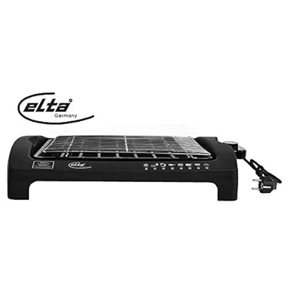 Elta Elektrischer Tischgrill, Schwarz, TG-2000 – Bild 6