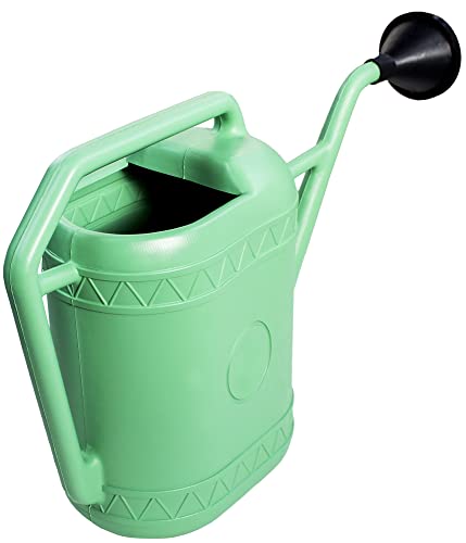 VERDELOOK 9 Liter Kunststoff-Gießkanne, grün