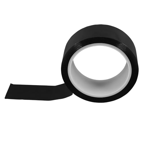 JECOMPRIS Cinta Opaca Aislante Negra 40 Mm X 50 M Resistente al Calor para Bloqueo de Luz LED y Electrónica, Cinta de Atenuación de Luz para Ventanas y Automoción, Uso Interior y Exterior