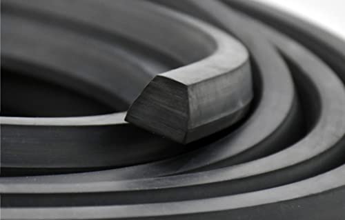 Herco DEL-11091 Solid Neoprene Rubber Trapezoidal Chamfer Seal Gasket - 9/16