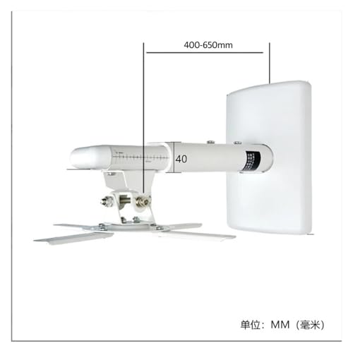 Soporte para proyector extensible M5-2533 de pared con brazos metálicos regulables 400-650mm 3