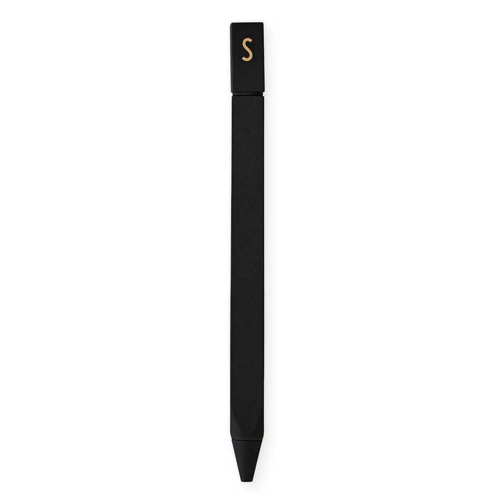 Design Letters SUIT UP - Personal Pen A-Z - S, Schwarz