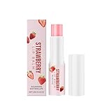 Strawberry Lip Balm – Hydrating & Nourishing Lip Care Stick for Soft, Smooth Lips – Lightweight Moisture for Daily Use (1pcs)