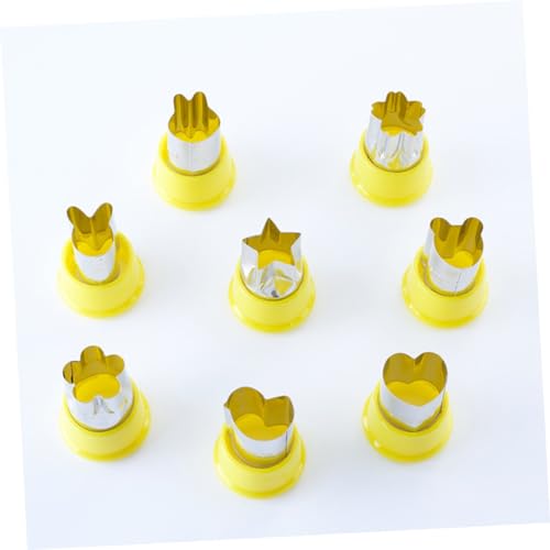 Amosfun Form zum Schneiden von Früchten kuchendekoration kuchen dekoration keksdosen tortendeko firmung gebaeckdosen plätzchen dosen cookie jar gemüseschneider Kekse formen
