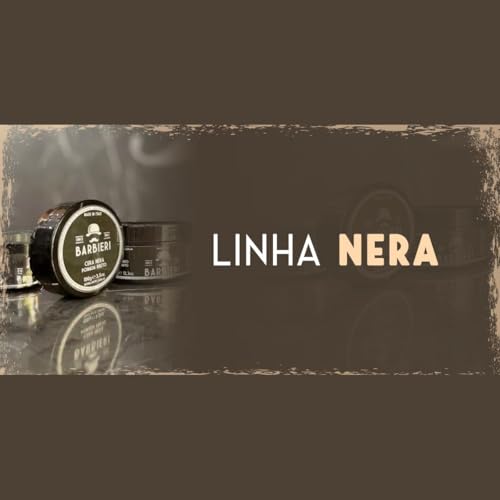 BARBIERI Pasta Nera Para Cabelos Grisalhos 100g Fixação Média Fios Com Aparência Natural