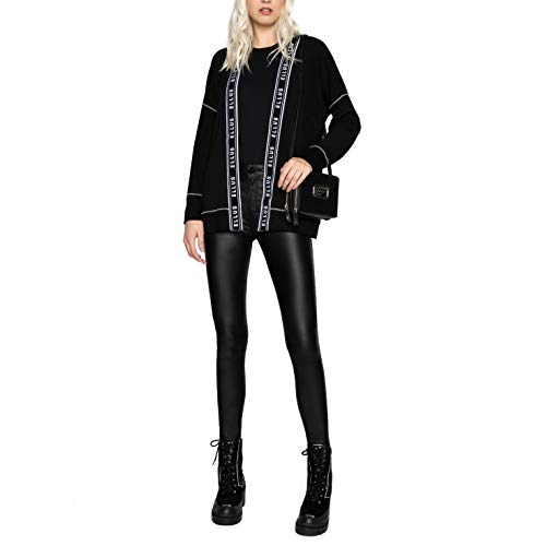 Cardigan Jacquard, Ellus, Feminino, Preto, M