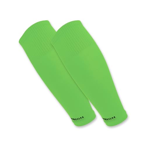 Tapedesign® Tubes de manches de football « Tubes » - Vert clair (unisexe) - Football pour homme et femme - Respirantes