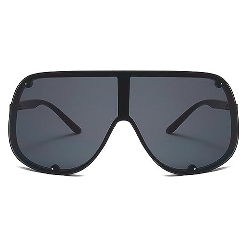 willochra Fashion Wave Mask Sunglasses for Women Men Trendy Oversized Shield Sun Glasses Luxury Designer Y2K Punk Shades