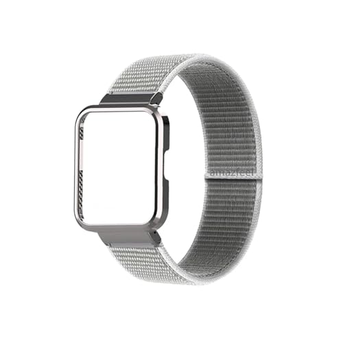 Bracelet de montre en nylon respirant ultra fin de haute finition avec métal