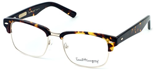 Ernest Hemingway 4629 Designer Reading Glasses in Gloss Tortoise & Gold +1.00