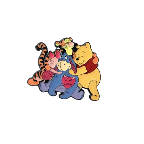 Cartoon Cute Bear Donkey Pig Pin Zinc Alloy Pins for Women and Men (Colorful)