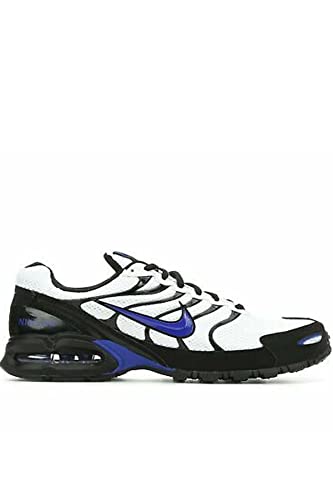Nike Men's Air Max Torch 4 Running Shoe (8.5, White/Hyper Blue-Black)