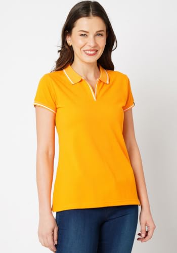 Image of Wear Your Opinion Womens Premium Pique Polo Collar Neck T-Shirt Womens Premium Pique Polo Collar Neck T-Shirt (Design: Tipped Polo)