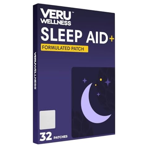 Veru Wellness Sleep Patch | Sleeping Patch | Sleep Patch for Adults Extra Strength | Better | All Natural Free Sleep Alternative | 32 Patch Cover