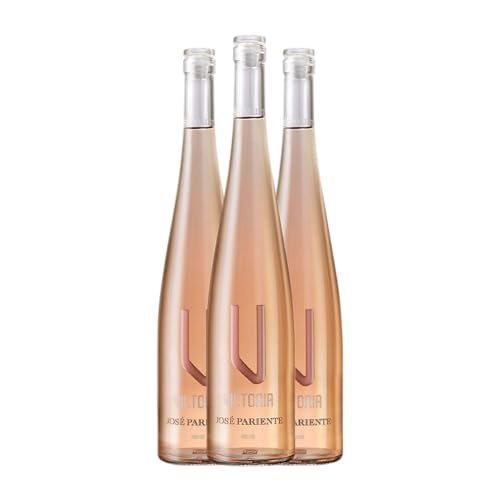 José Pariente Victoria Rosado Vino de la Tierra de Castilla y León 75 cl Vino rosado (Caja de 3 Botellas de 75 cl)