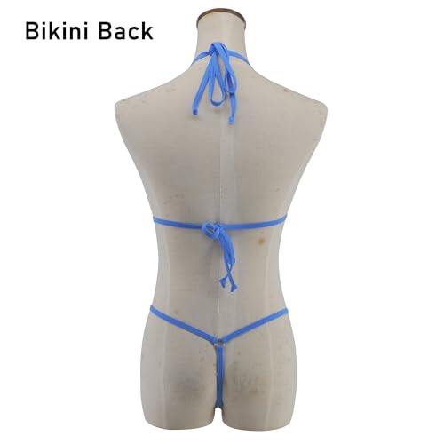 SHERRYLO Micro Bikini Extreme G String Slutty Mini Thong Bikinis Sexy Teeny Swimsuit for Women Triangle Exotic Bathing Suit