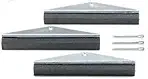 3 Arm Replacement Stones for Engine Cylinder Hone 100 Grit 4" Long X 5/8 Wide