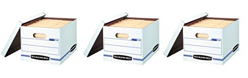 Bankers Box STOR/File Storage Boxes, Standard Set-Up, Lift-Off Lid, Letter/Legal, Value Pack of 30 (0071304) (3 X Pack of 30)