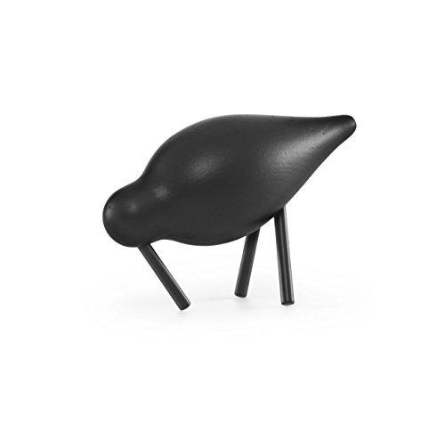 Normann Copenhagen Pájaro Decorativo, Madera, Schwarz, 11.5 x 4.5 x 7.5 cm Cover