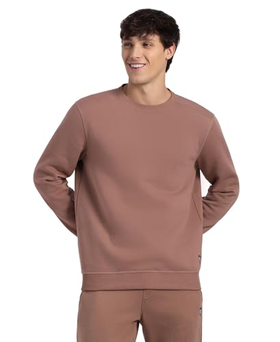 Image of Jockey US92 Men Super Combed Cotton Rich Fleece Sweatshirt with StayWarm Technology
