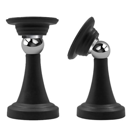 Strong Magnetic RV Door Holder Camper RV Magnetic Door Catch Easy to Install Camper Trailer Door Holder Sturdy Stopper for RV Accessories (Black-2 Pack)