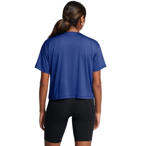 Under Armour Women's Motion Short Sleeve T Shirt, 433 Blue, XXL - image 2