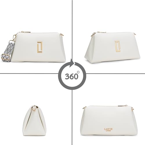 Image of Lavie Luxe Women's Tory26 3-Compartment Crossbody Sling Bag | Ladies Purse Handbag | Gift for Women