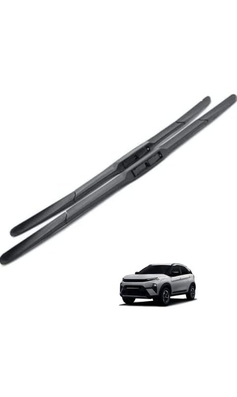 Image of AWB Hybrid Wiper Blades Compatible with Tata Nexon(Pack of 2)