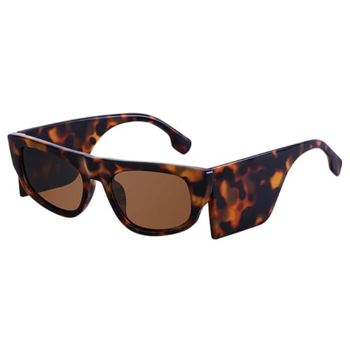 Lunettes de soleil œil de chat à branches larges au design graphique unique