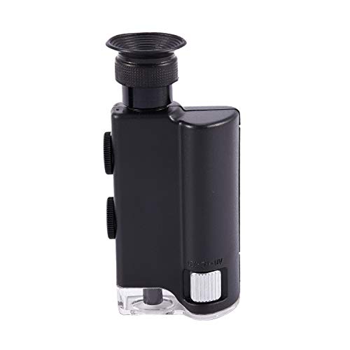 Microscope de poche portable 200X à zoom puissant pour contrôler les circuits et gravures