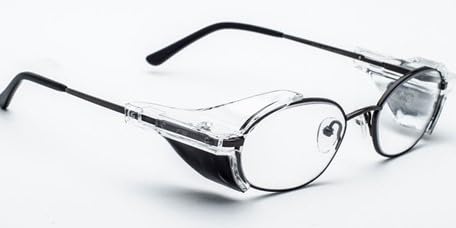 Phillips 700 Lead Glasses - 0.75mm Pb X-Ray Radiation Eye Protection, Adjustable Silicone Nose Pads, Leaded Side Shields, Spring Hinges