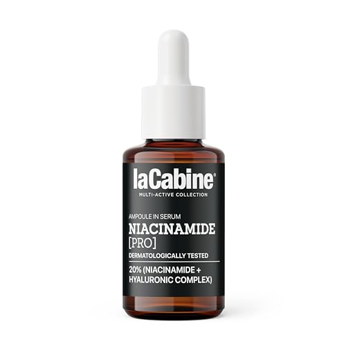 laCabine Sérum Facial Niacinamide [PRO] – Antimanchas, Hidratación Profunda y Luminosidad para Todo Tipo de Piel | Con 3 Ácidos Hialurónicos y Niacinamida | Textura Ligera