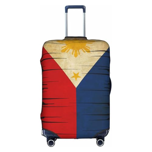 Travel Luggage Cover Vintage America And Philippines Flag 4 Fashion Washable Baggage Suitcase Protector Fit For Luggage Large - Main Image