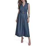 Picture of HALSTON H Women's Dress, Light Blue, 8