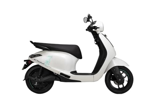 Image of Chetak C2501 by Bajaj Auto High Speed Electric Scooter with charger - Moon White - Ex-Showroom