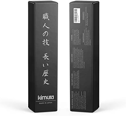 Kimura Chef Knife, [Made in Japan], 8 inch Professional Kitchen Knife, Ultra Sharp High Carbon Molybdenum Stainless Steel Gyuto Knife, Chefs Knife with Ergonomic Handle - Japanese Chef's Knife — view 6